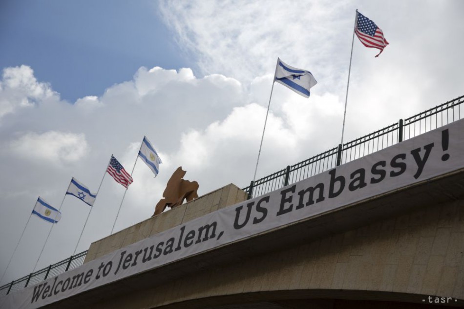 Veľvyslanectvo Spojených štátov sa oficiálne presunulo z Tel Avivu do Jeruzalema. Foto: TASR/AP