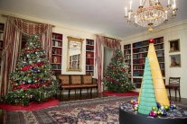 Biely dom, Vianoce, dekorácia