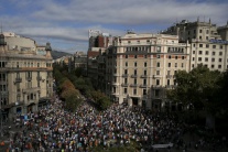 Protesty Katalánsko