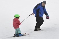 lyžovanie Štrbské Pleso lyžovačka sneh 