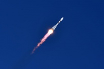 Štart rakety Sojuz