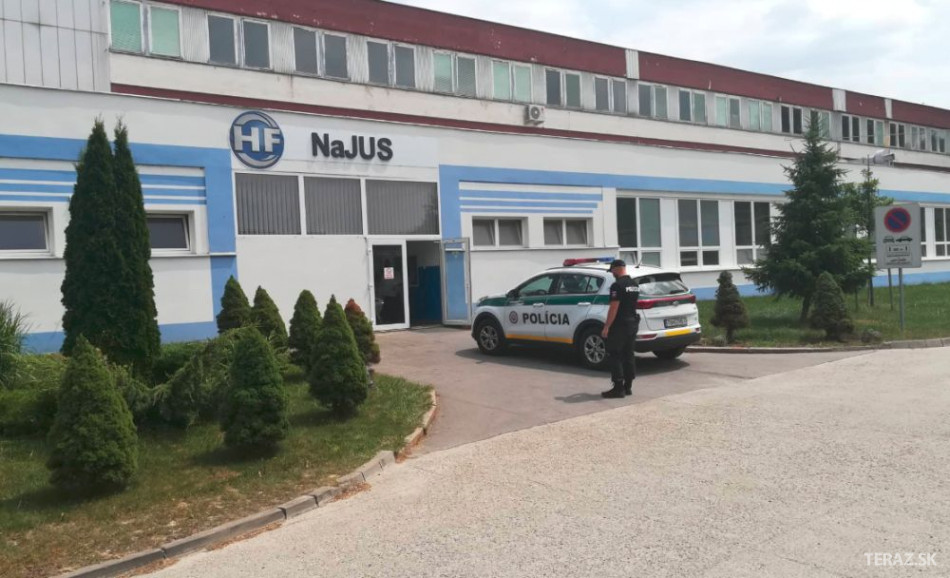 Budova firmy HF Najus Dubnica nad Váhom, kde sa strieľalo. Foto: Teraz.sk