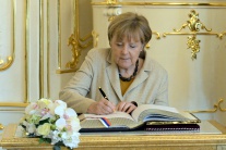 Angela Merkelová na Slovensku