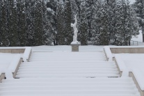 obec Kalinov sneh