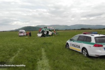 Nehoda vrtuľníka v Prešove