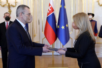 Prezidentka a veľvyslanec v Moldavskej republike