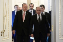 Stretnutie prezidentov Ruska a Turecka v Petrohrad