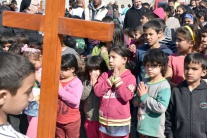 Krížová cesta v rómskej osade v Trebišove 