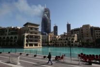 Požiar hotela Address v Dubaji počas novoročných o