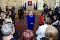 Prezidentka SR Zuzana Čaputová prijala v Prezident