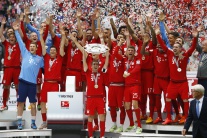 Bayern oslavuje bundesligový titul