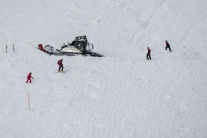 Pád lavíny vo Švajčiarsku