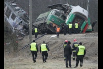 Vlakové nešťastie v Poľsku 