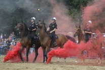 Exibičné vystúpenie koní v Trenčíne