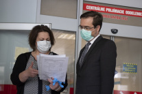 Minister Marek Krajčí na návšteve UNB - Nemocnice 