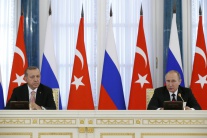 Stretnutie prezidentov Ruska a Turecka v Petrohrad