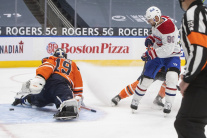 Zápas medzi Edmonton Oilers a Montreal Canadies