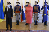 Na Slovensko zavítal ukrajinský prezident