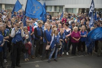 Bratislava odchod dôchodok protest skorší pochod K