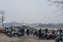 Vianočná jazda motorkárov v Bratislave