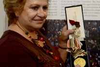 Čáslavská, medaily