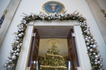 Biely dom, Vianoce, dekorácia