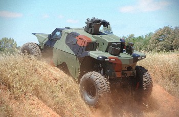 Obrnené vozidlo izraelskej armády sa dostane všade