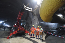 Prerazenie tunela Bikoš v Prešove
