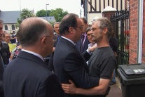 Prezident F. Hollande v Saint-Etienne-du-Rouvray