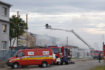 Zásah hasičov pri požiari