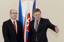 Slovensko navštívil český premiér B. Sobotka