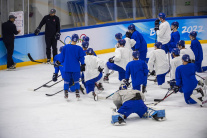 Slovenskí hokejisti trénujú v Pekingu