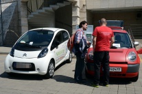 Roadshow elektromobilov v Bratislave