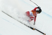 Z lyžiarskych svahov v Soči obrazom
