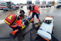 Záchranárske cvičenie na bratislavskom letisku