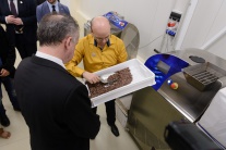 Prezident Kiska u výrobcu čokolády