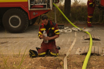 Slovenskí hasiči v Grécku