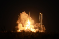 Výbuch rakety Antares na štarte