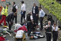Londýn útok terorizmus zranení Westminster budova 