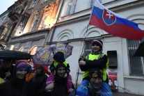 Protestné zhromaždenia Za slušné Slovensko na Náme