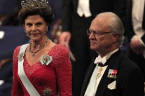 Švédska kráľovná Silvia, kráľ Karl XVI. Gustáv
