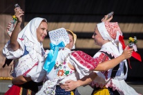 Detva folklór slávnosti od Poľanou tanec tradície
