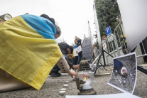 vojna, protest, Ukrajina