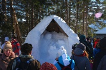 Snehový betlehem pri Rainerovej chate