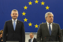 Premiér Peter Pellegrini na rokovaní Európskeho pa