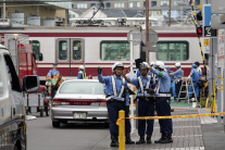 Zrážka vlaku s autom v Japonsku